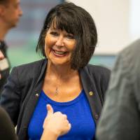 President Mantella at the Alumni Leadership Summit.